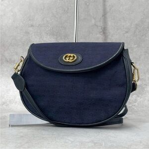 Gucci Navy Blue Crossbody Bag